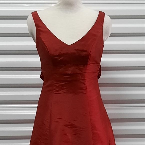 David's Bridal Dress Womens Size 2 Red - Picture 7 of 7